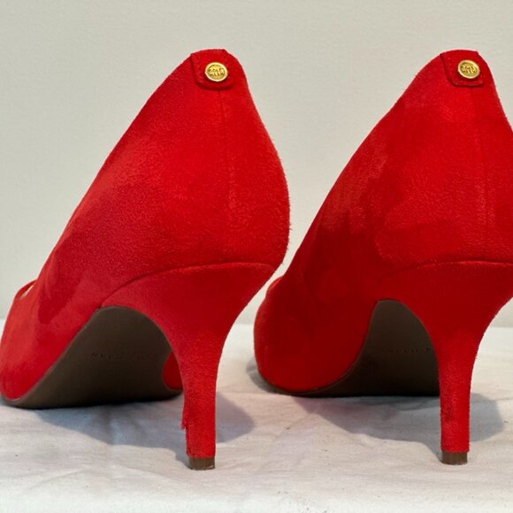 Cole Haan The Go-To Park Pump โ Red Suede (Size US 8) - Picture 5 of 9